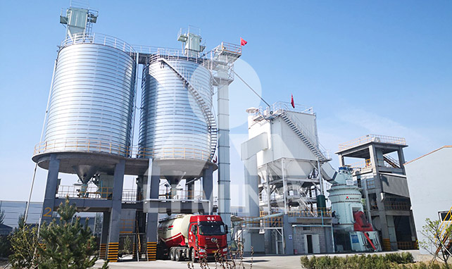 Moinho de escória granulada de alto-forno com capacidade anual de 400.000 toneladas