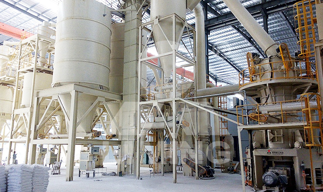 Linha de produção de carbonato de cálcio (800 mesh) a partir de calcita
