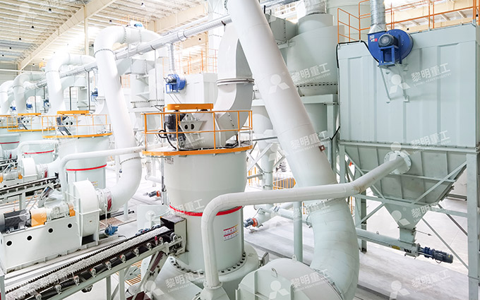 Linha de produção em larga escala para moagem de carbonato de cálcio pesado