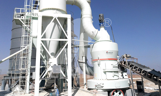 Local de produção de pó de calcário com malha 270