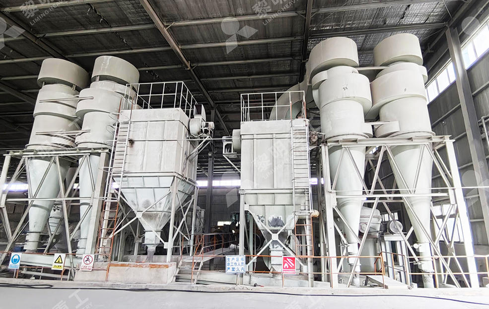 Dois Moinhos Raymond MTW175 para Moagem de Calcário em Sistemas de Dessulfurização